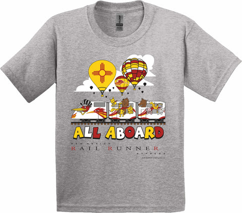 All Aboard Infant/Toddler Tee (Gray)